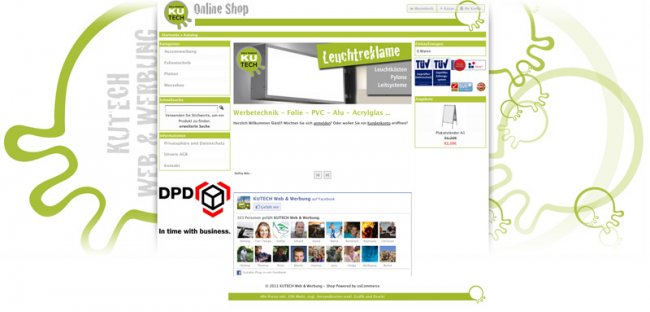 Der KUTECH Online Shop