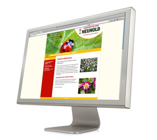 Website von Firma Neuhold Gartengestaltung erblüht im neuen Design!